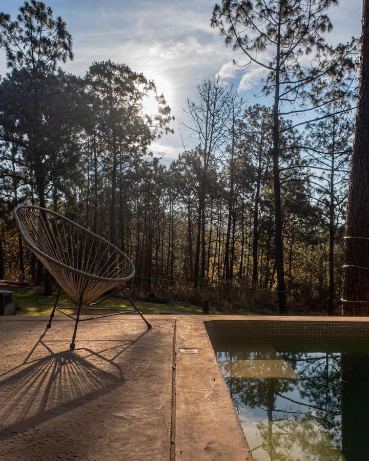 Cabaña de lujo moderna con Alberca climatizada Mazamitla bosque 1 Exterior foto